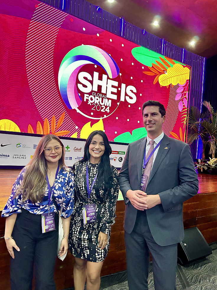 Hanns-Seidel-Stiftung Equipo Colombia en She Is Global Forum -Medellín (2024).